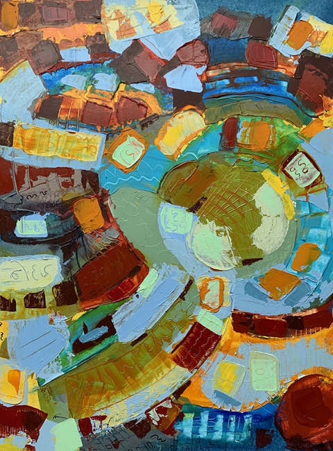 painting called Homeland by Mary Laucks